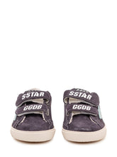 GOLDEN GOOSE KIDS - Old School Sneaker con Doppio Strap - Blu - LIDIASHOPPING® - Official Website