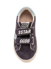 GOLDEN GOOSE KIDS - Old School Sneaker con Doppio Strap - Blu - LIDIASHOPPING® - Official Website