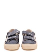 GOLDEN GOOSE KIDS - May School Sneaker con Doppio Strap - Blu - LIDIASHOPPING® - Official Website