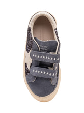 GOLDEN GOOSE KIDS - May School Sneaker con Doppio Strap - Blu - LIDIASHOPPING® - Official Website