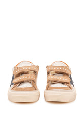 GOLDEN GOOSE KIDS - May School Sneaker con Doppio Strap - Bianco - LIDIASHOPPING® - Official Website