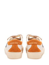 GOLDEN GOOSE KIDS - May School Sneaker con Doppio Strap - Bianco - LIDIASHOPPING® - Official Website