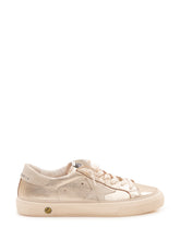 GOLDEN GOOSE KIDS - May Sneaker con Dettagli Lucidi - Oro - LIDIASHOPPING® - Official Website
