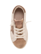 GOLDEN GOOSE KIDS - Super Star Sneaker con Glitter - Bianco - LIDIASHOPPING® - Official Website