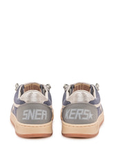 GOLDEN GOOSE KIDS - Ball Star Sneaker con Pannelli - Blu - LIDIASHOPPING® - Official Website