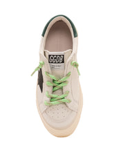 GOLDEN GOOSE KIDS - May Sneaker con Lacci a Contrasto - Bianco - LIDIASHOPPING® - Official Website