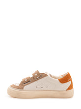 GOLDEN GOOSE KIDS - May School Sneaker con Doppio Strap - Bianco - LIDIASHOPPING® - Official Website