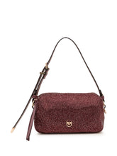 PINKO - Borsa Trittico con Micro Applicazioni - Rosso - LIDIASHOPPING® - Official Website