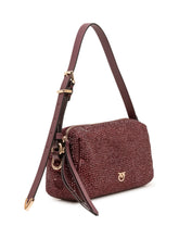 PINKO - Borsa Trittico con Micro Applicazioni - Rosso - LIDIASHOPPING® - Official Website