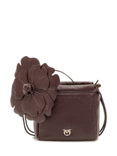 PINKO - Pouch con Applicazione Fiore - Rosso - LIDIASHOPPING® - Official Website