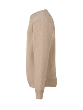 GOLDEN GOOSE KIDS - Crewneck Sweater - Beige - LIDIASHOPPING® - Official Website
