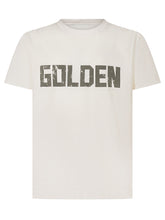 GOLDEN GOOSE KIDS - Journey T-shirt - White - LIDIASHOPPING® - Official Website