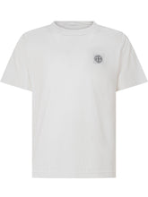 STONE ISLAND KIDS - T-shirt con Logo - Bianco - LIDIASHOPPING® - Official Website