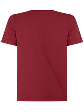 STONE ISLAND KIDS - T-shirt con Logo - Rosso - LIDIASHOPPING® - Official Website