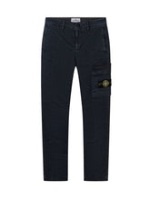 STONE ISLAND KIDS - Pantaloni Cargo - Blu - LIDIASHOPPING® - Official Website