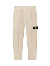 STONE ISLAND KIDS - Pantaloni Cargo - Bianco - LIDIASHOPPING® - Official Website