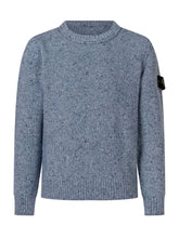 STONE ISLAND KIDS - Maglia Girocollo - Blu - LIDIASHOPPING® - Official Website