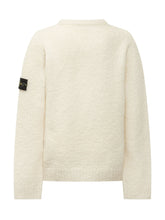 STONE ISLAND KIDS - Maglia Girocollo Testurizzata - Bianco - LIDIASHOPPING® - Official Website