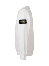 STONE ISLAND KIDS - Felpa Girocollo - Bianco - LIDIASHOPPING® - Official Website