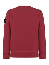 STONE ISLAND KIDS - Felpa Girocollo - Rosso - LIDIASHOPPING® - Official Website