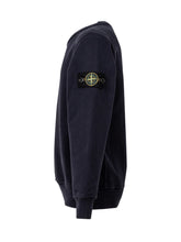 STONE ISLAND KIDS - Crewneck Sweatshirt - Blue - LIDIASHOPPING® - Official Website