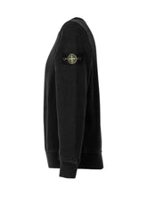 STONE ISLAND KIDS - Felpa Girocollo - Nero - LIDIASHOPPING® - Official Website
