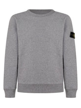 STONE ISLAND KIDS - Felpa Girocollo - Grigio - LIDIASHOPPING® - Official Website