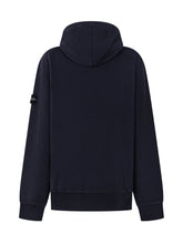STONE ISLAND KIDS - Felpa con Cappuccio - Blu - LIDIASHOPPING® - Official Website