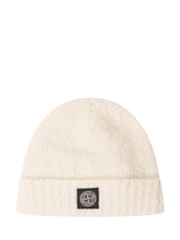 STONE ISLAND KIDS - Berretto Beanie - Bianco - LIDIASHOPPING® - Official Website