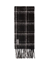OUR LEGACY - Sciarpa con Motivo a Quadri - Nero - LIDIASHOPPING® - Official Website