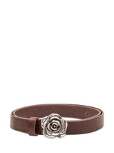 OUR LEGACY - Cintura Rose con Fibbia Floreale - Marrone - LIDIASHOPPING® - Official Website