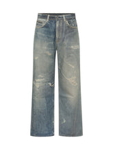OUR LEGACY - Third Cut Jeans with Distressed Details - Blue - LIDIASHOPPING® - Official Website