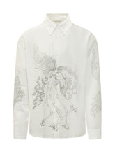 OUR LEGACY - Camicia Beyond con Stampa Illustrata - Bianco - LIDIASHOPPING® - Official Website