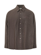 OUR LEGACY - Camicia Borrowed con Taschino Applicato - Marrone - LIDIASHOPPING® - Official Website