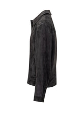 BOSS - Giacca in Suede con Bottoni - Nero - LIDIASHOPPING® - Official Website