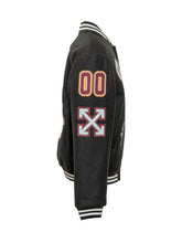 OFF-WHITE KIDS - Varsity Jacket with Embroidered Patches - Black - LIDIASHOPPING® - Official Website