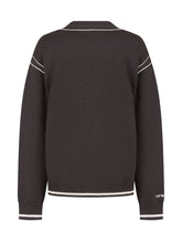 OFF-WHITE KIDS - Knitted Cardigan with Contrast Trims - Black - LIDIASHOPPING® - Official Website