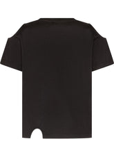 OFF-WHITE KIDS - T-shirt Meteor con Dettaglio al Fondo - Nero - LIDIASHOPPING® - Official Website