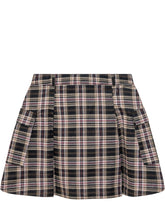 OFF-WHITE KIDS - Minigonna a Pieghe con Motivo Check - Multicolore - LIDIASHOPPING® - Official Website