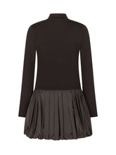 OFF-WHITE KIDS - Mini Dress with Balloon Skirt - Black - LIDIASHOPPING® - Official Website