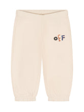 OFF-WHITE KIDS - Jogger Trousers with Graphic Logo - White - LIDIASHOPPING® - Official Website