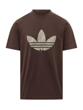 ADIDAS ORIGINALS - T-shirt con Logo Grafico - Marrone - LIDIASHOPPING® - Official Website