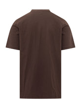ADIDAS ORIGINALS - T-shirt con Logo Grafico - Marrone - LIDIASHOPPING® - Official Website