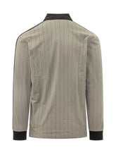 ADIDAS ORIGINALS - Long Sleeve Striped Polo - Green - LIDIASHOPPING® - Official Website