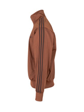 ADIDAS ORIGINALS - Giacca Firebird con Zip e Bande Laterali - Marrone - LIDIASHOPPING® - Official Website
