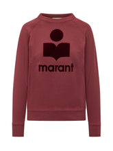 MARANT ÉTOILE - Millyny Felpa con Logo Frontale - Rosso - LIDIASHOPPING® - Official Website
