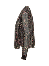 MARANT ÉTOILE - Florine Camicia Floreale Arricciata - Nero - LIDIASHOPPING® - Official Website