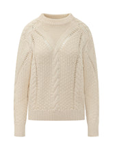 MARANT ÉTOILE - Pullover Karol con Lavorazione Intrecciata - Bianco - LIDIASHOPPING® - Official Website