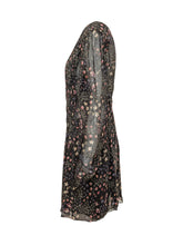 MARANT ÉTOILE - Florel Abito Corto con Stampa Floreale - Nero - LIDIASHOPPING® - Official Website