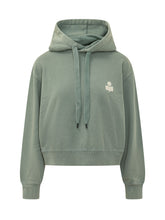 MARANT ÉTOILE - Salmy Felpa con Cappuccio - Verde - LIDIASHOPPING® - Official Website